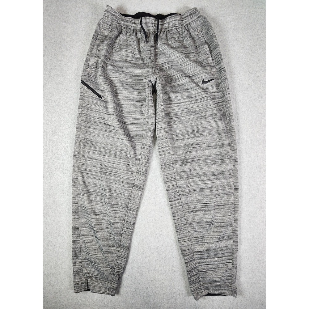 Nike Dri-Fit Winterized Showtime Basketball Jogger Men L Gray Tapered AQ4167-010